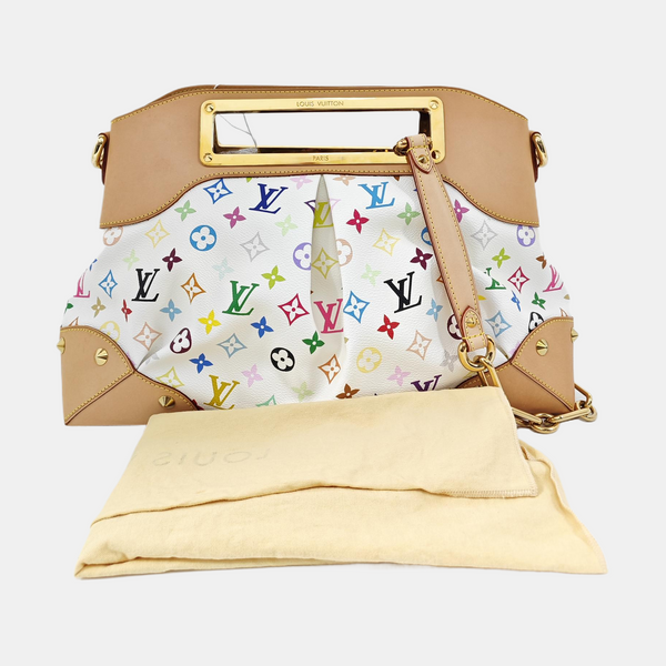 LV × TM JUDY Monogram Coated Canvas White