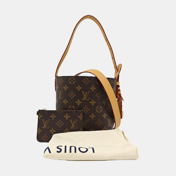 ALL IN Monogram Coated Canvas Brown