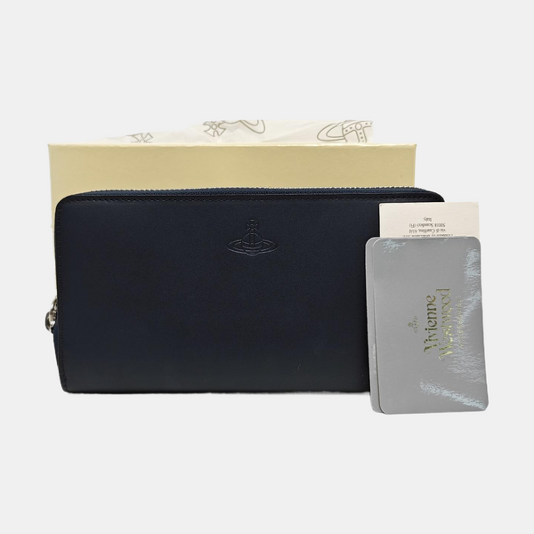 Calfskin Wallet Blue
