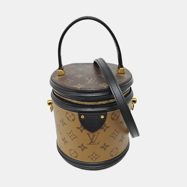 CANNES PM Monogram Coated Canvas Brown