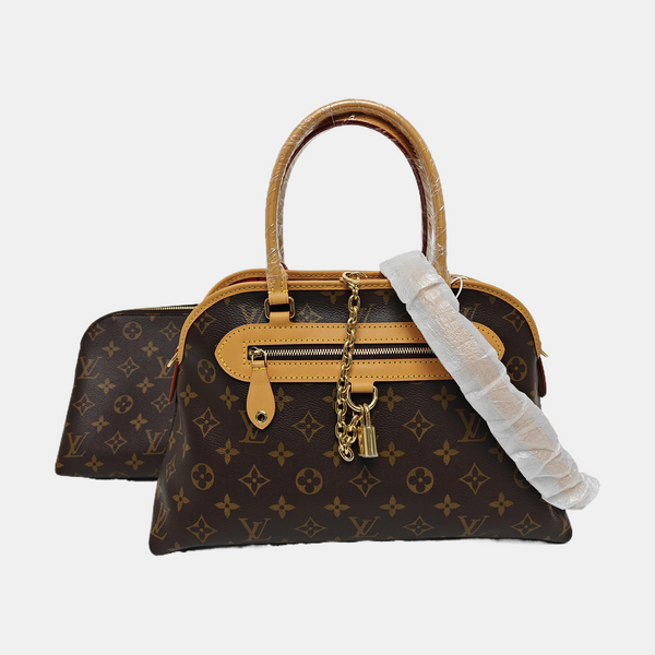 EVERMORE PM Monogram Coated Canvas Brown
