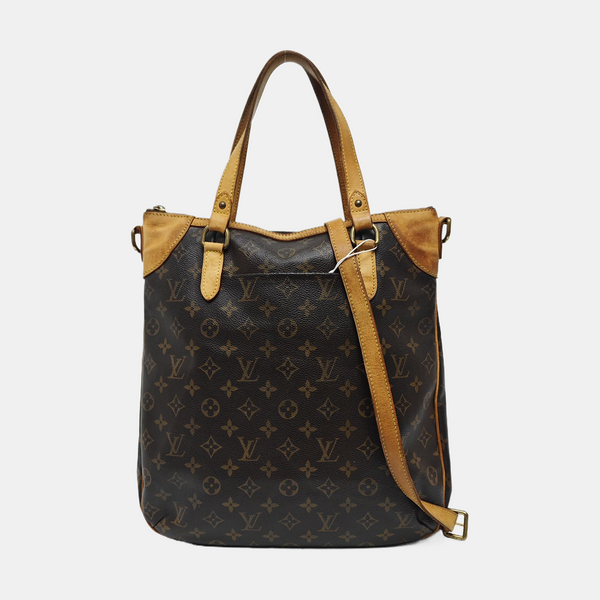 ODEON Monogram Coated Canvas Brown