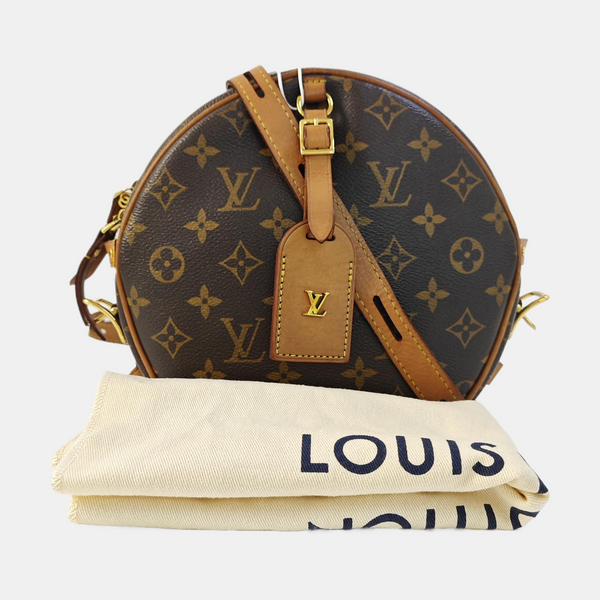 BOITE CHAPEAU MM Monogram Coated Canvas Brown