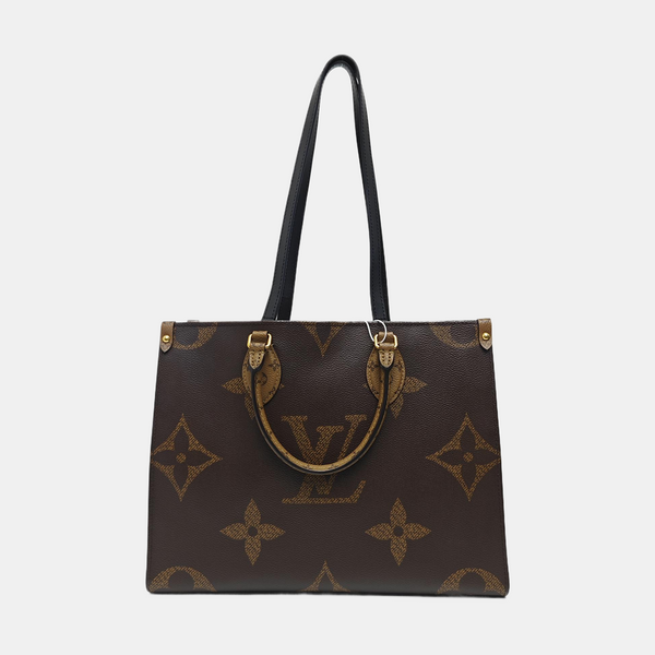 ONTHEGO MM Monogram Coated Canvas Brown