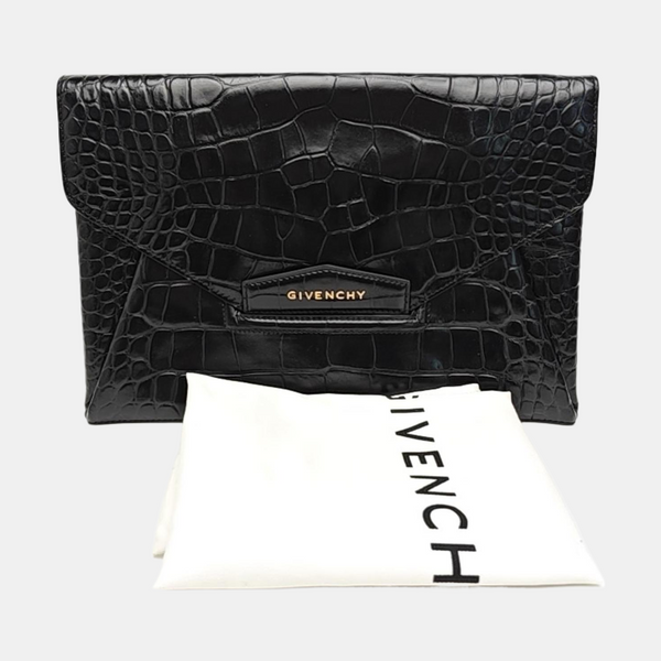 Calfskin Clutch Black