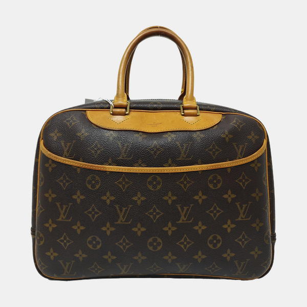 DEAUVILLE Monogram Coated Canvas Brown