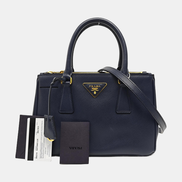 Galería Saffiano Piel de becerro Saffiano Piel de becerro Azul
