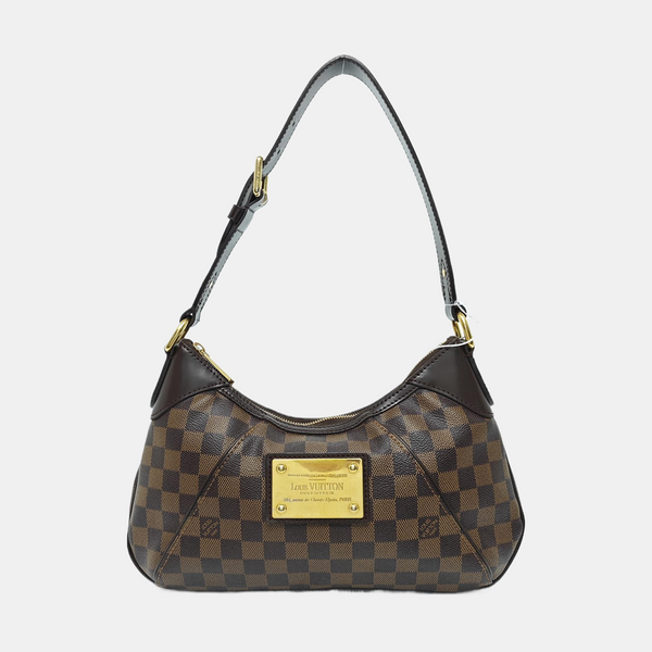 GALLIERA Damier Ebene Coated Canvas Brown