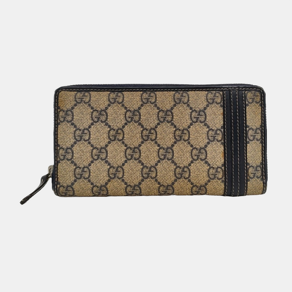 Monogram Coated Canvas Wallet Beige
