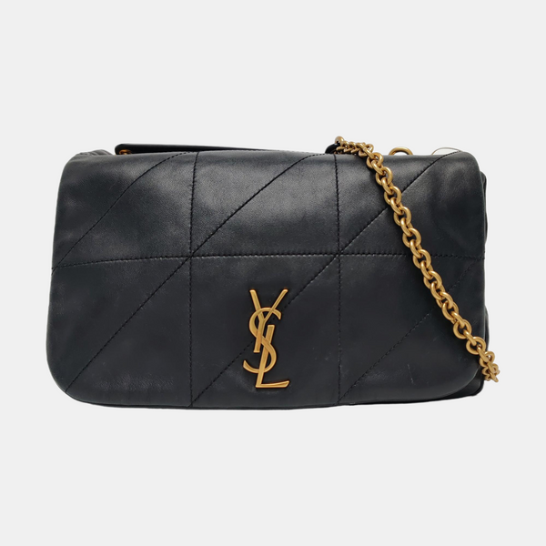 JAMIE Small Quilted Lambskin Black