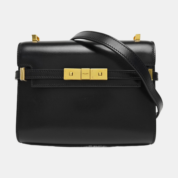 MANHATTAN Mini Calfskin Black