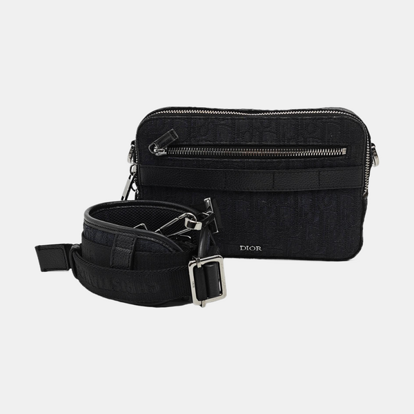 Safari Oblique Canvas Black