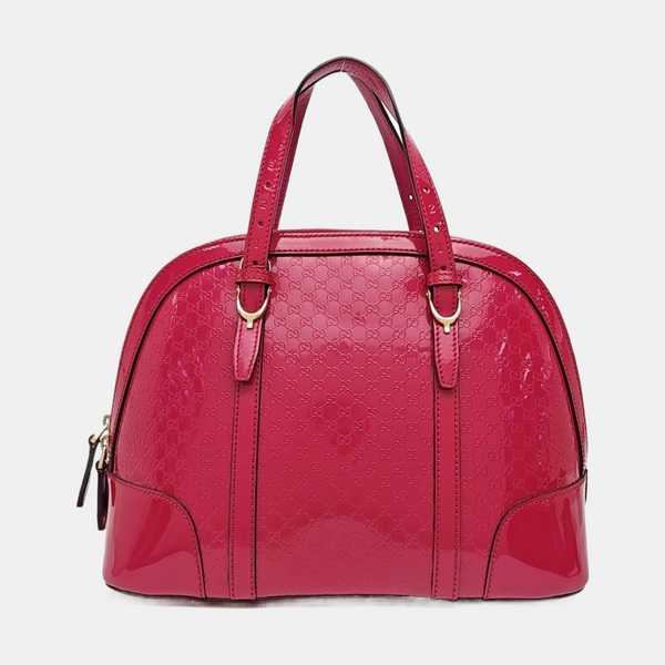 Microguccissima Monogram Calfskin Red