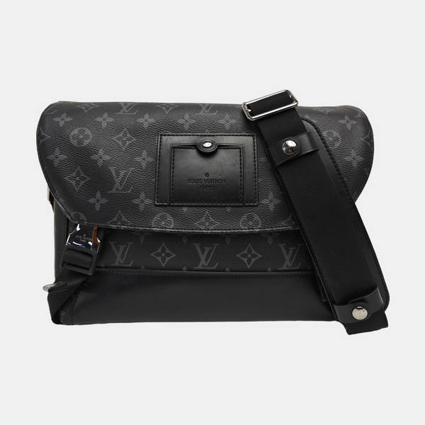 VOYAGER PM Monogram Coated Canvas Black
