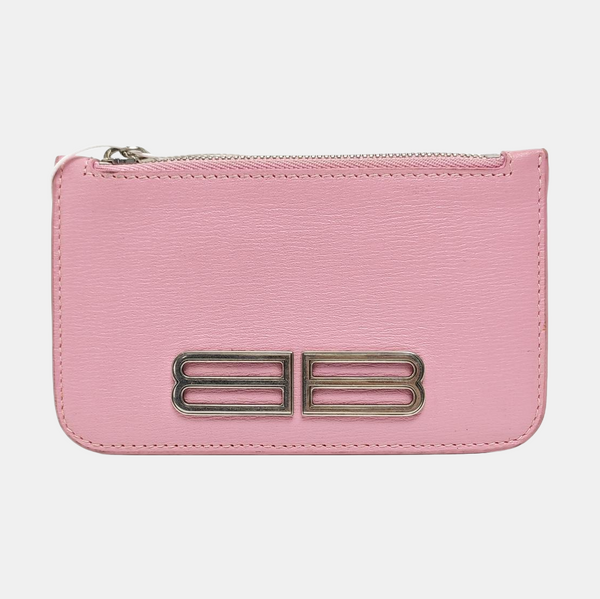 Gossip Calfskin Pink Card Holder