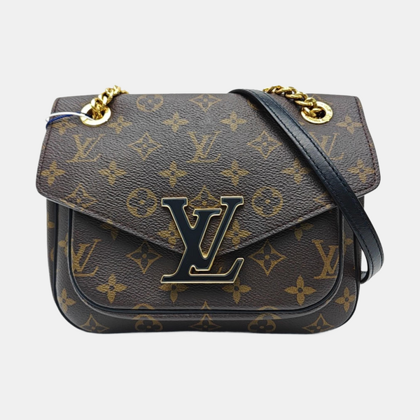 PASSY Monogram Coated Canvas Brown