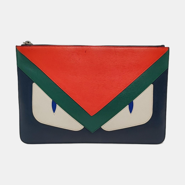 Authenticated pre-owned Monster Calfskin Multicolor - Clutch at Looply
