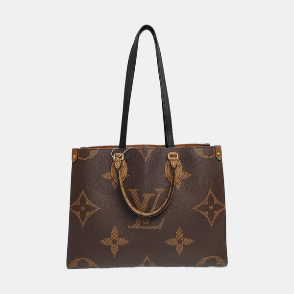 ONTHEGO MM Monogram Coated Canvas Brown