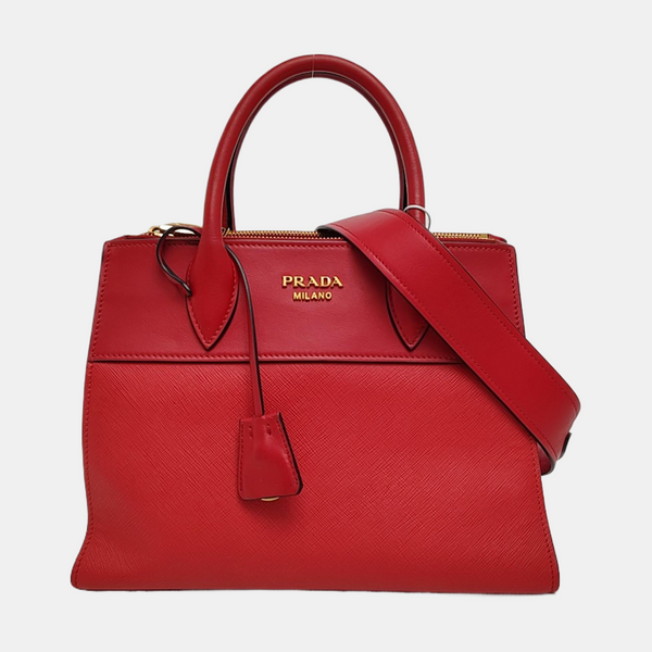 Bibliothèque Saffiano Calfskin Red