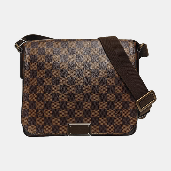 BROOKLYN Damier Ebene Coated Canvas Brown