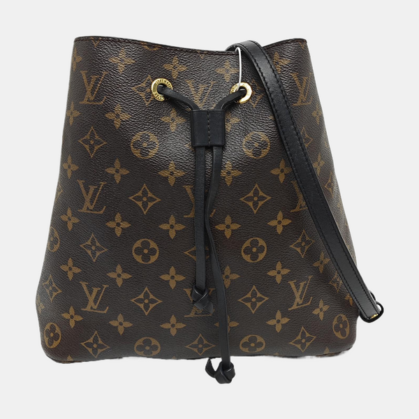 NÉONOÉ MM Monogram Coated Canvas Brown