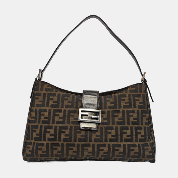 Canvas Shoulder Bag Brown