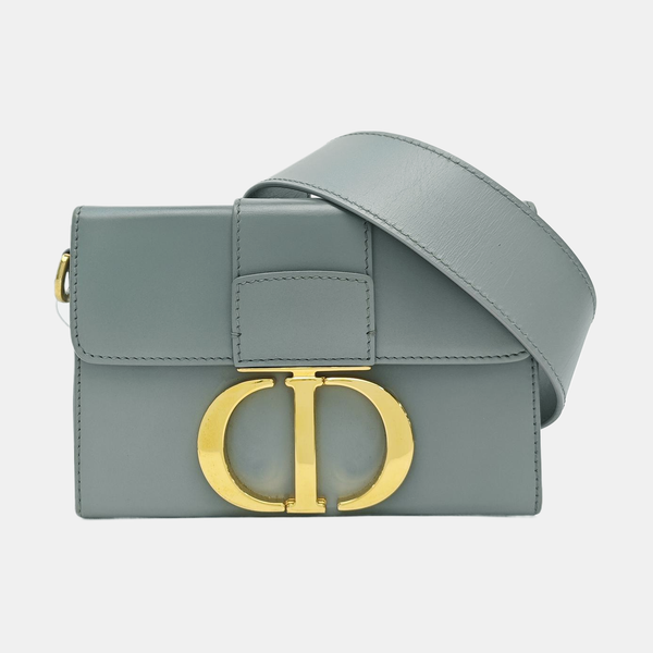 30 Montaigne Mini Oblique Calfskin Blue
