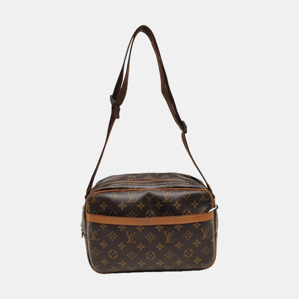 REPORTER Monogram Coated Canvas Brown