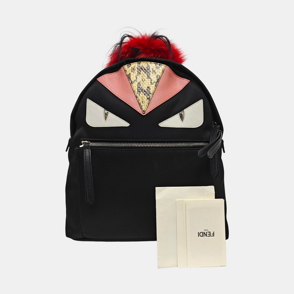 Authenticated pre-owned Monster Nylon Black - Backpack at Looply