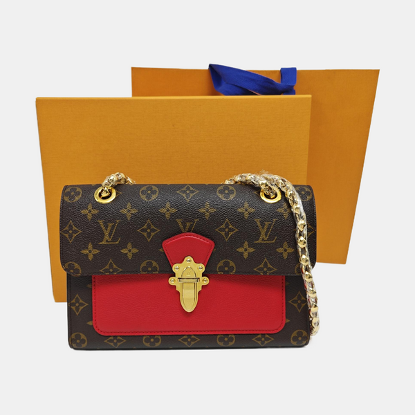 VICTOIRE Monogram Coated Canvas Brown