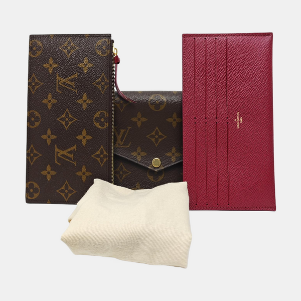 FÉLICIE Monogram Coated Canvas Brown