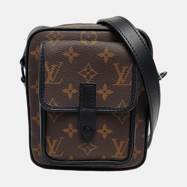 CHRISTOPHER Monogram Coated Canvas Brown