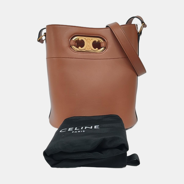 TRIOMPHE Small Calfskin Brown