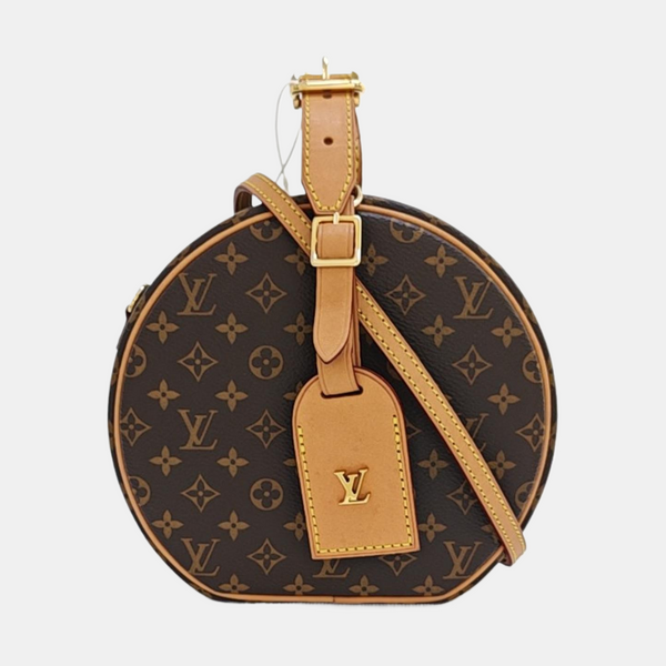 BOITE CHAPEAU PM Monogram Coated Canvas Brown