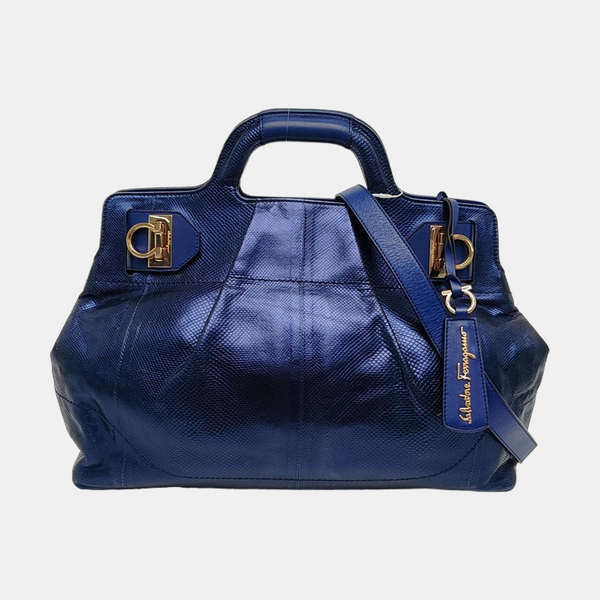 Gancio Calfskin Blue