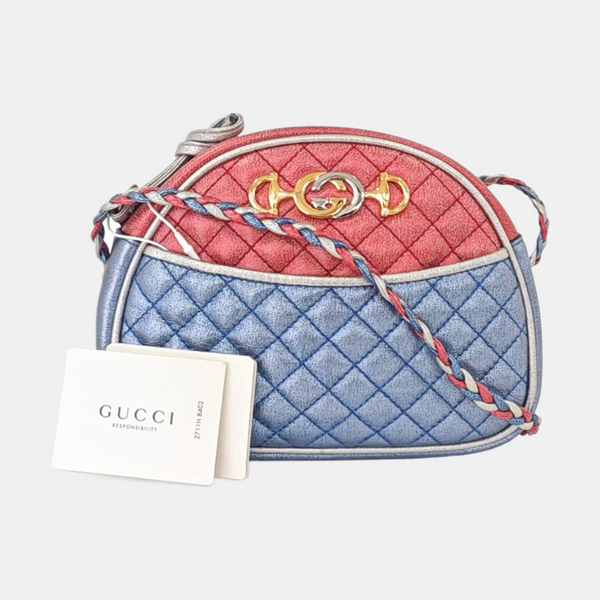 Zumi Mini Quilted Calfskin Multicolor