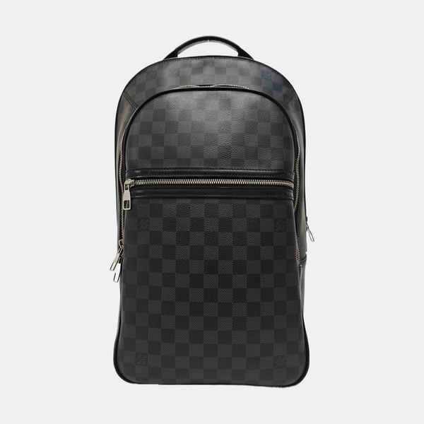 Damier Graphite Coated Canvas Backpack Black