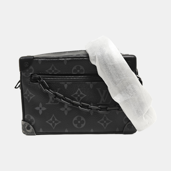 SOFT TRUNK Mini Monogram Coated Canvas Black