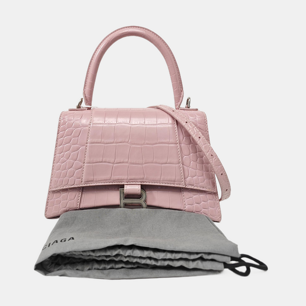 Hourglass S Calfskin Pink