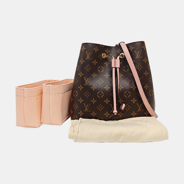 NÉONOÉ MM Monogram Coated Canvas Brown