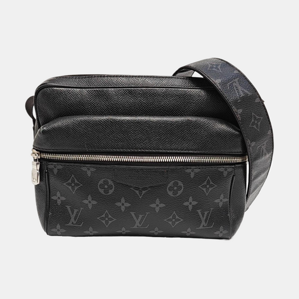OUTDOOR PM Monogram Coated Canvas Black