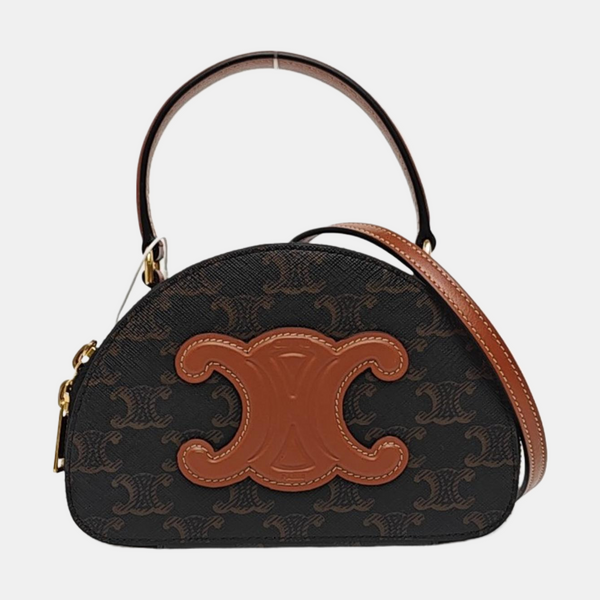 TRIOMPHE Mini Coated Canvas Brown