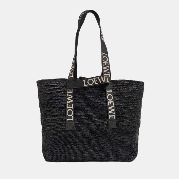 Fold Shopper Super Mini Straw Black