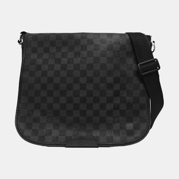 DANIEL MM Damier Graphite Coated Canvas Gray