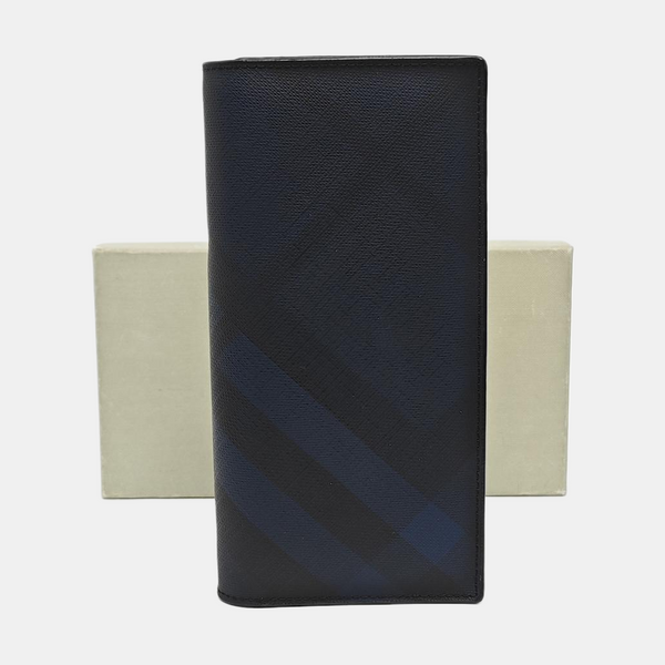 London Coated Canvas Gray Wallet