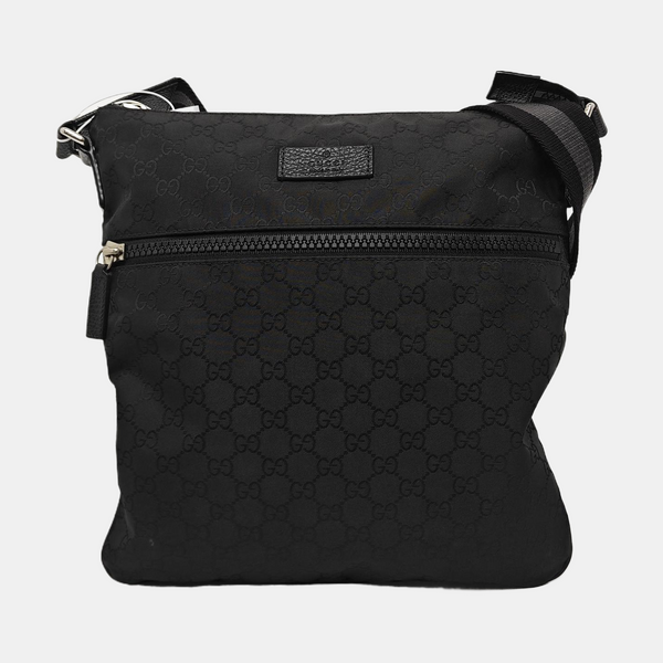Nightcourrier Monogram Suede Black