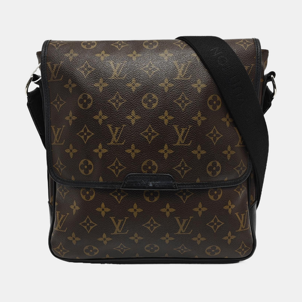 Monogram Coated Canvas Shoulder Bag Brown