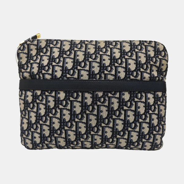 Travel Kit Large Oblique Canvas Blue