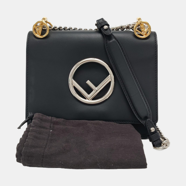 Kan I F Small Calfskin Black