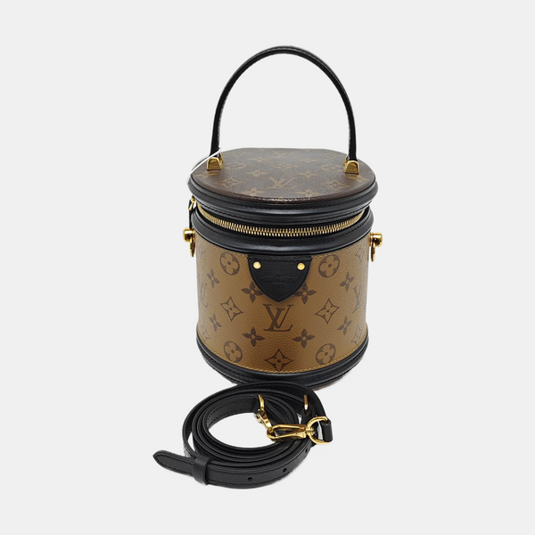 CANNES PM Monogram Coated Canvas Brown